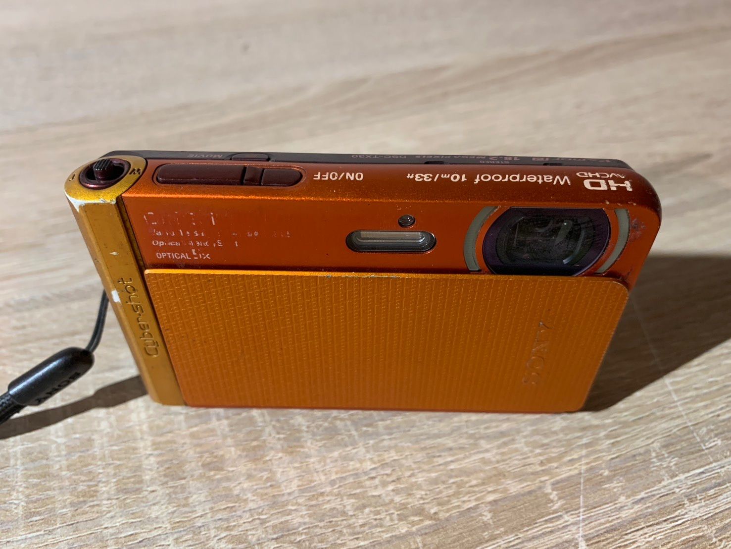 7111 Sony ソニー Cyber-shot DSC-TX30 オレンジ デジカメ ジャンク品