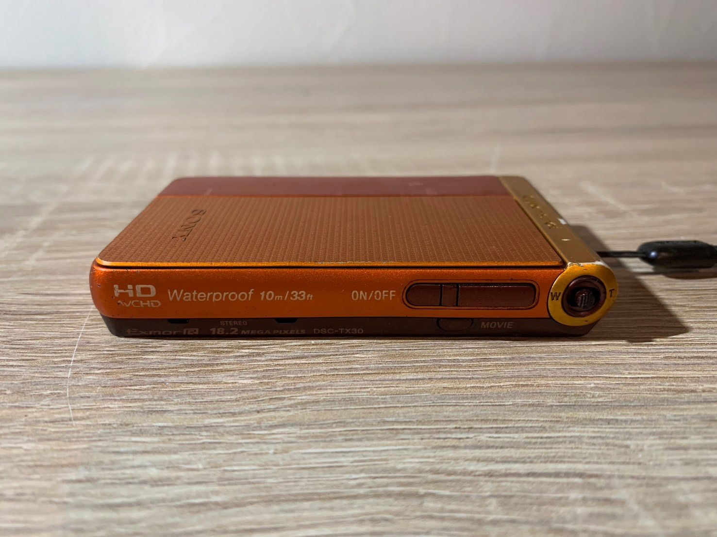 7111 Sony ソニー Cyber-shot DSC-TX30 オレンジ デジカメ ジャンク品