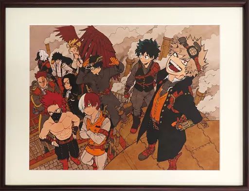 中古】原画イラストボード 付属品付)僕のヒーローアカデミア 高級複製