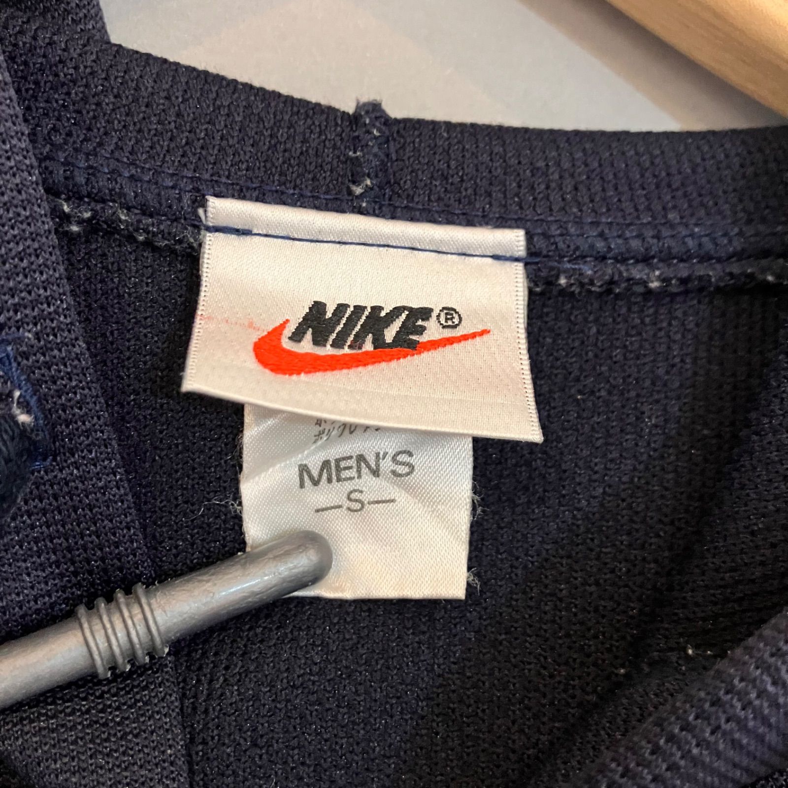 90's NIKE ナイキ 白タグ ハーフジップ フーディー ジャージ