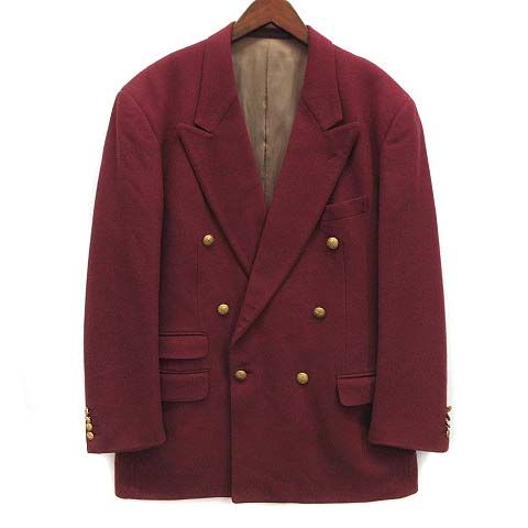 ダニエルクレミュ DANIEL CREMIEUX カシミヤ ウール 金釦 ピークド