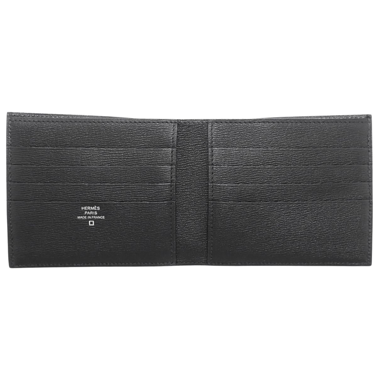 【美品】エルメス MC2 コペルニクス 二つ折り コンパクト 財布 黒 HERMES(エルメス) MC2 コペルニクス ブラック黒 アリゲーターマット