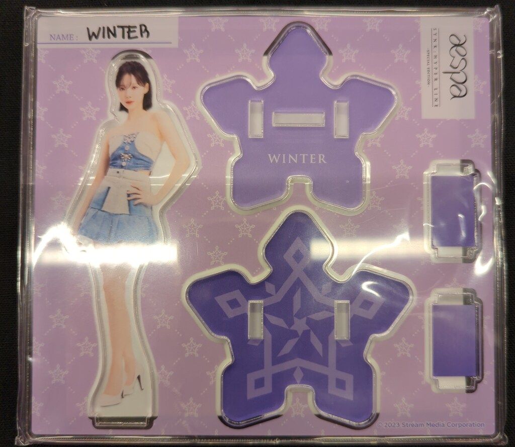aespa 2023 SYNK:HYPER LINE-SPECIAL EDITION- WINTER アクリル