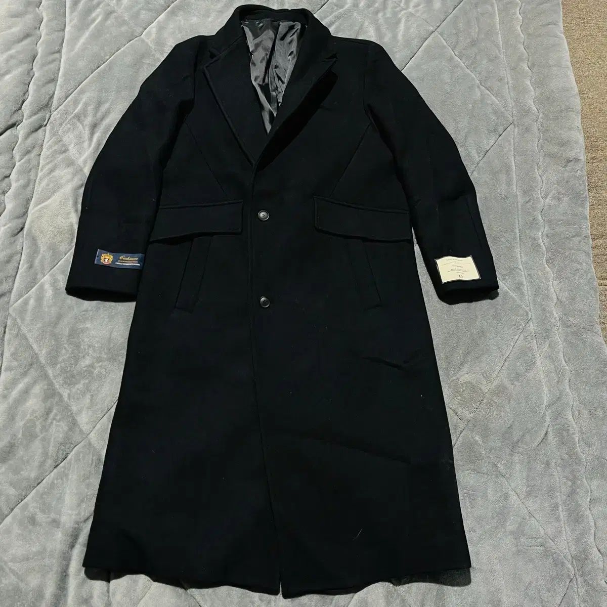 ZIO カシミア ブラック メンズ コート ZIOSONGZIO オム