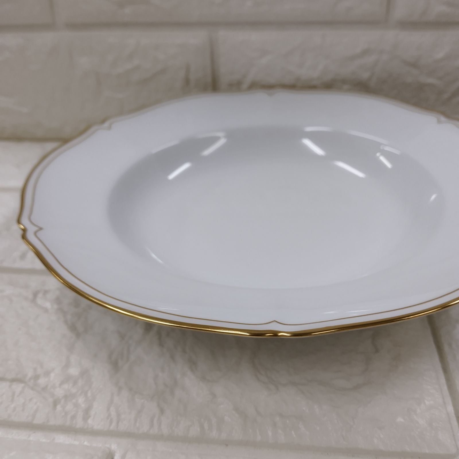 大倉陶園　マスターピース　スーププレート　ディナープレート　新品未使用 大倉陶園 ホワイトマスターピース スープ皿 2枚セット - メルカリ