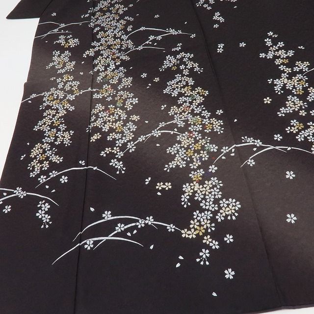 六花-RIKKA- 正絹 桜 トールサイズ 訪問着 着物 A 4147