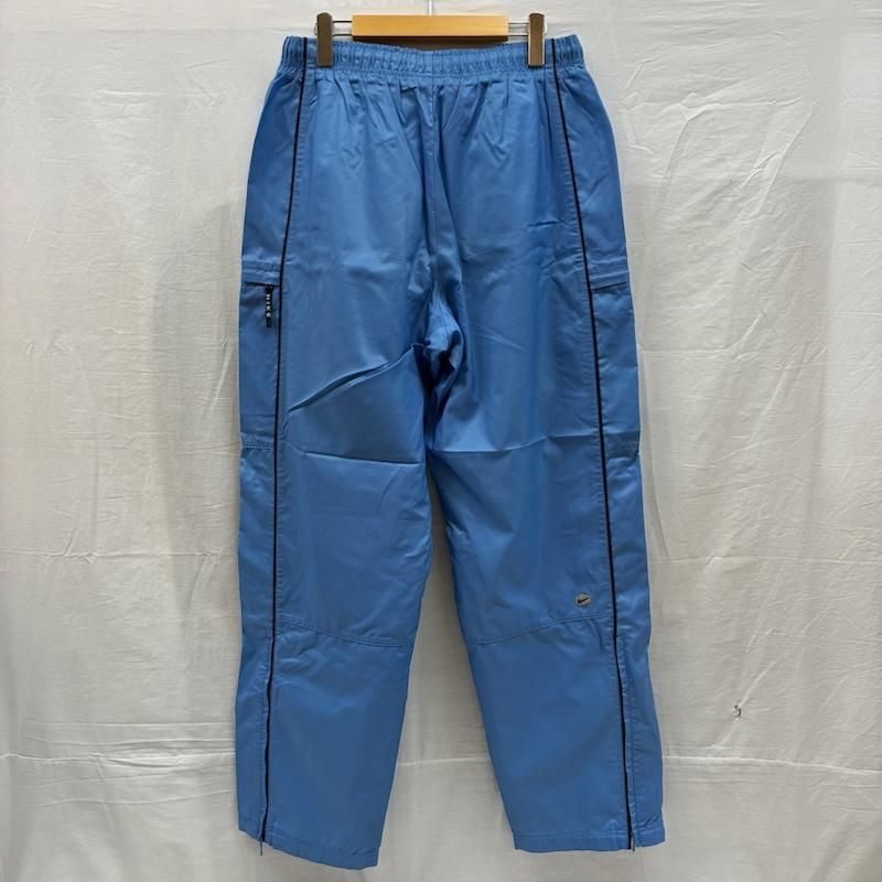 ナイキ 00s ライン イージー ナイロン トラックパンツ 裏メッシュ 裾