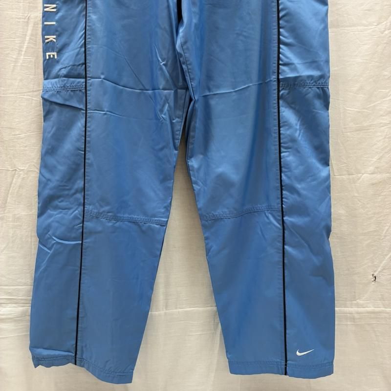 ナイキ 00s ライン イージー ナイロン トラックパンツ 裏メッシュ 裾
