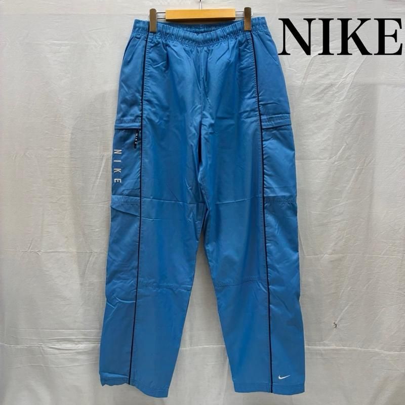 ナイキ 00s ライン イージー ナイロン トラックパンツ 裏メッシュ 裾