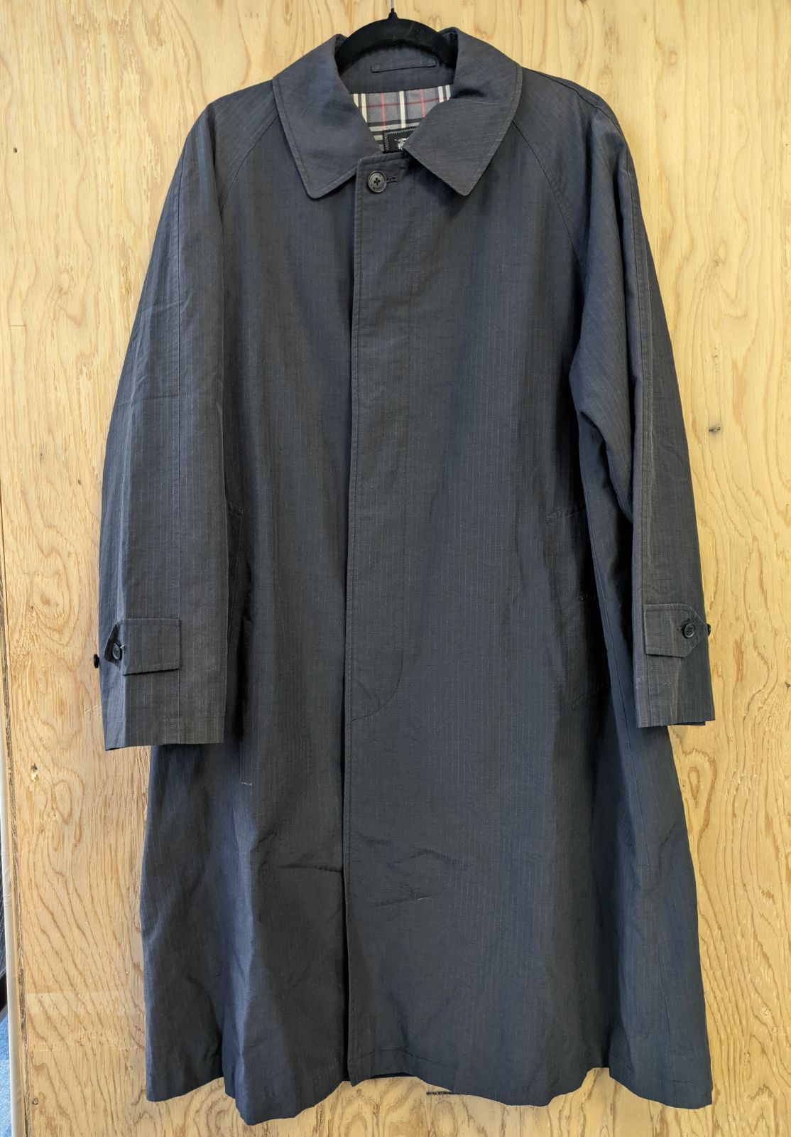 バーバリー ロングコート ステン メンズ 表記サイズM 5470