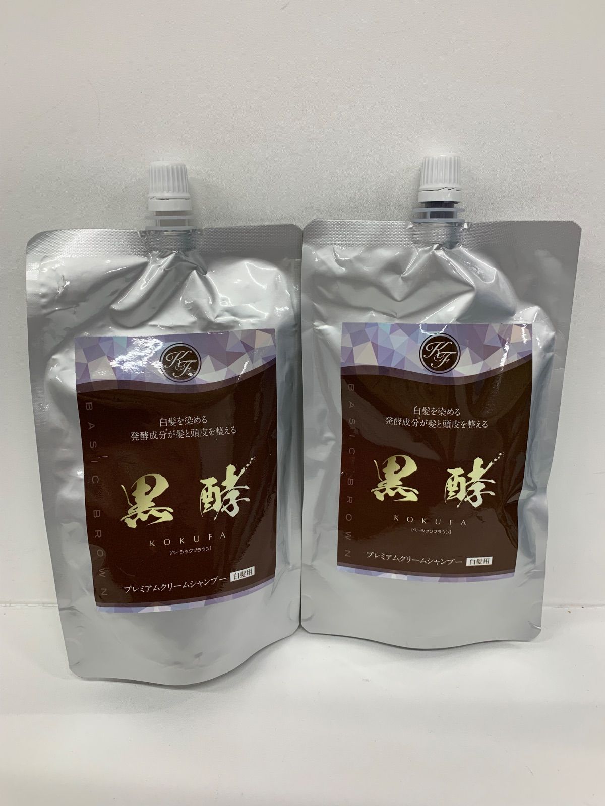 S3929 K 黒酵 ベーシックブラウン ヘアカラークリームシャンプー 200g