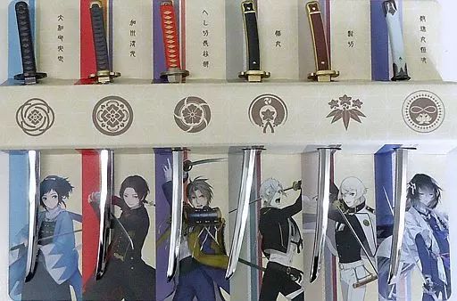食器その他 キャラクター 刀剣菓子切付羊羹セット-弐- ピック 6本セット 刀剣乱舞-ONLINE- バンダイ