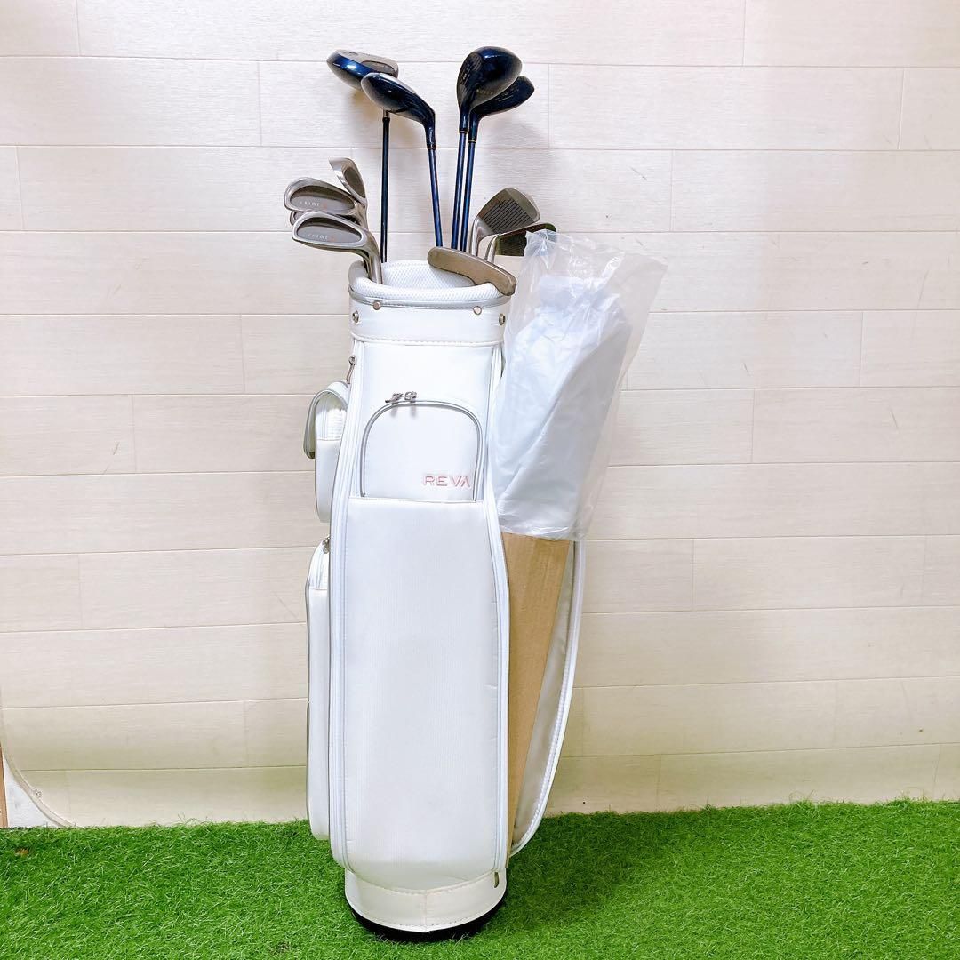 2.バックほぼ未使用 キャロウェイレバ ゴルフクラブ レディースセット