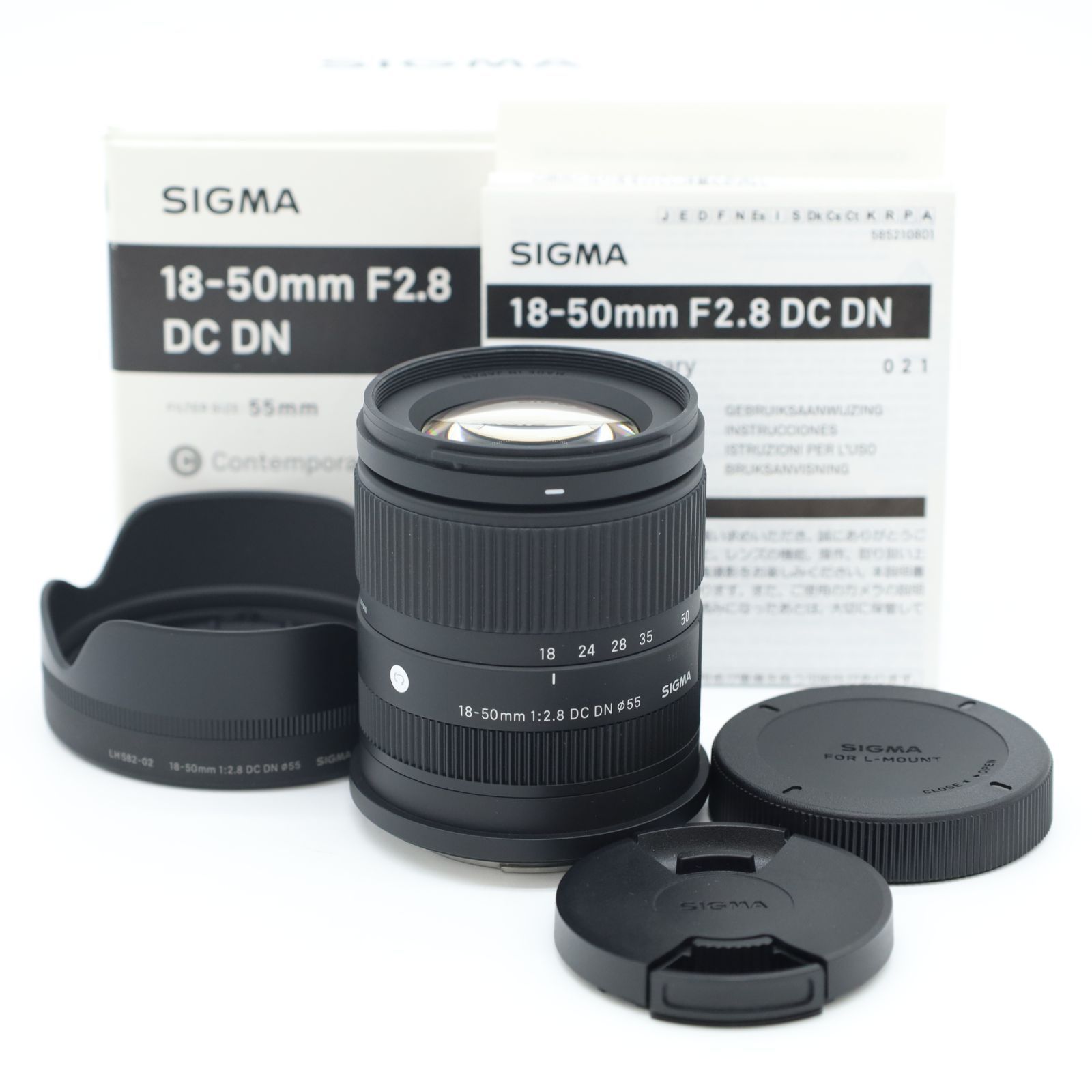 ☆新品級☆SIGMA シグマ 18-50mm F2.8 DC DN Contemporary フジXマウント