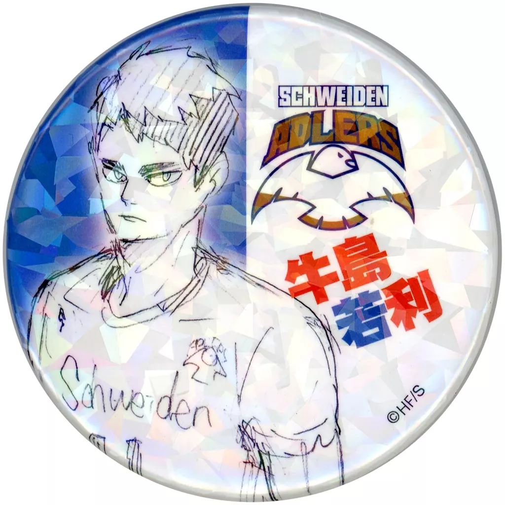 中古】バッジ・ピンズ 25.牛島若利(-V.HEROES-/ADLERS) 週刊少年