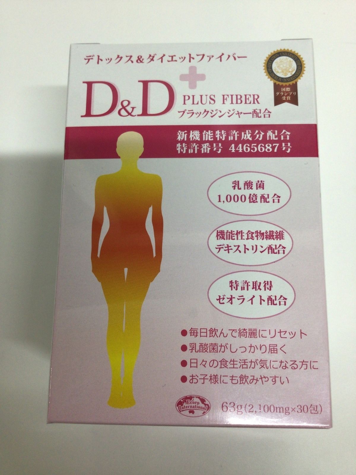 C481 エコロインターナショナル D&D デトックス＆ダイエットファイバー