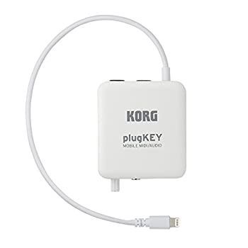 【中古】KORG iPhone/iPad用モバイルMIDI+オーディオ・インターフェイス plugKEY WH ホワイト