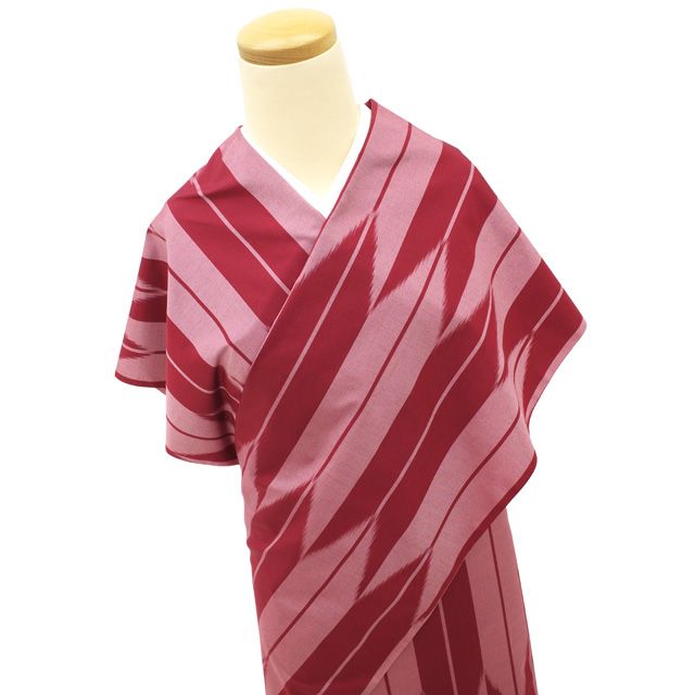 新古品】 すごい値！ 銘仙 着物 反物 着尺 未使用 正絹 遊粋銘仙