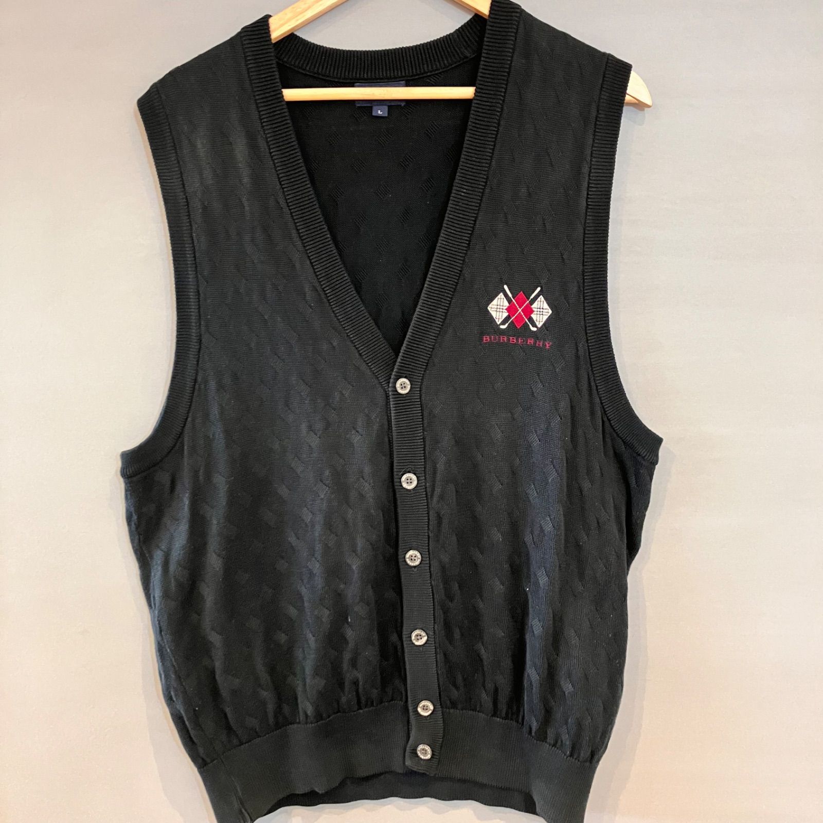 00's BURBERRY GOLF バーバリー ゴルフ 三陽商会 コットンベスト