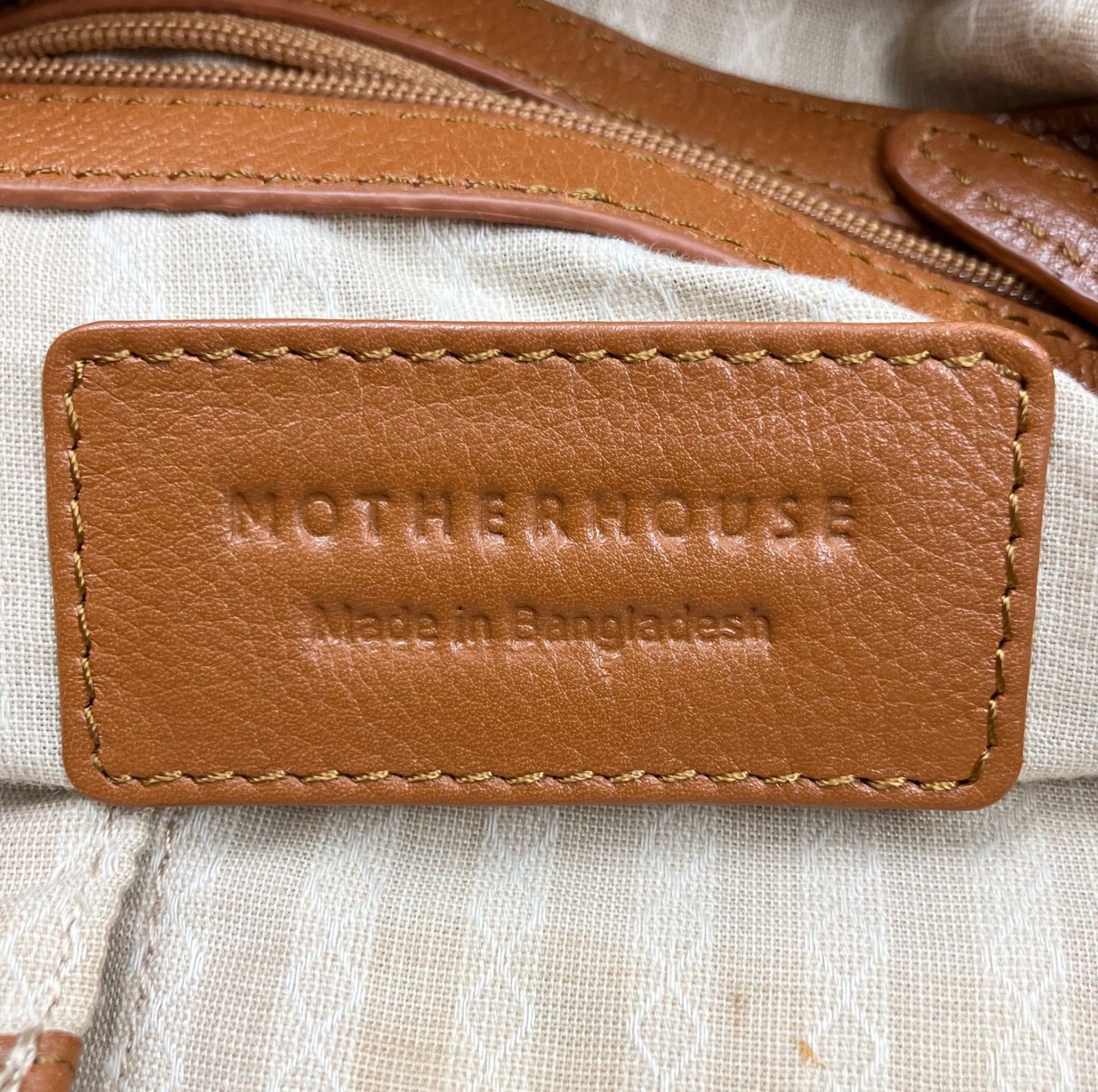 CC6 MOTHERHOUSE マザーハウス 2way レザー ショルダーバッグ リュック 