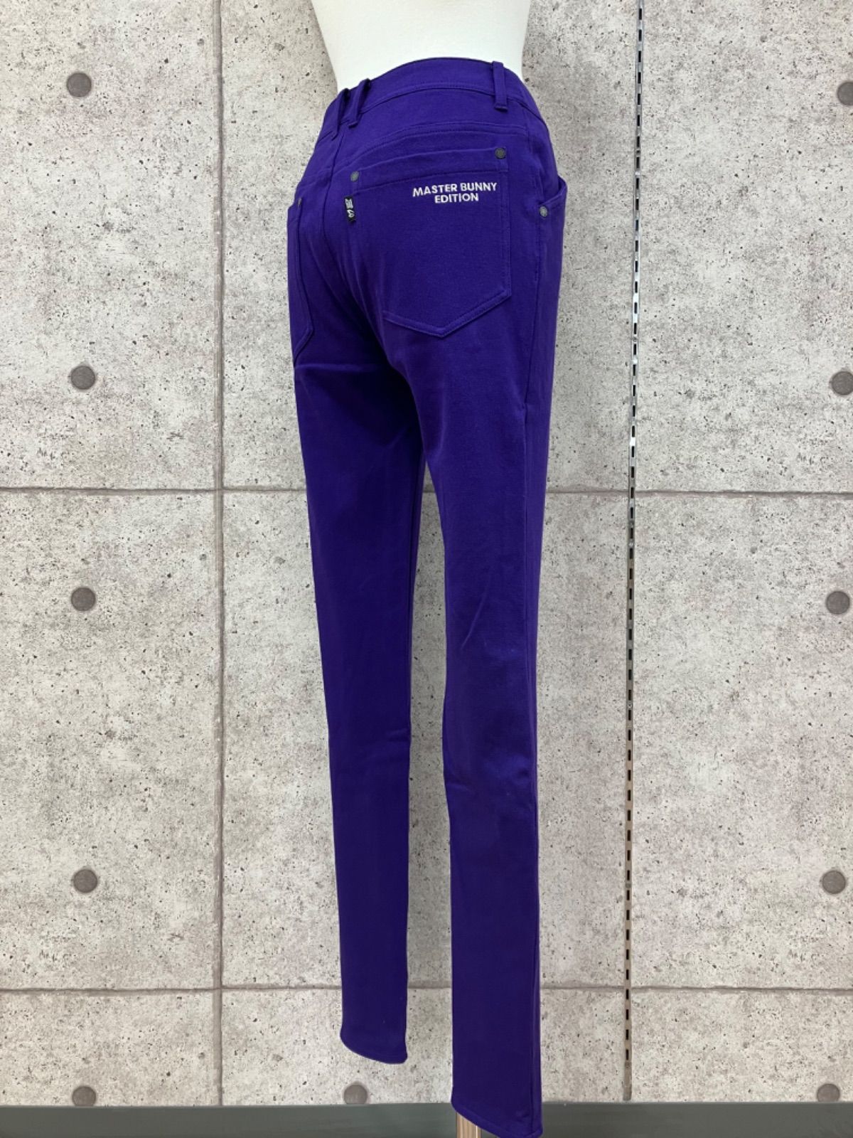 GF 1 マスターバニーエディション MASTER BUNNY EDITION ゴルフウェア パンツ 裏起毛 パープル 紫 Sサイズ相当