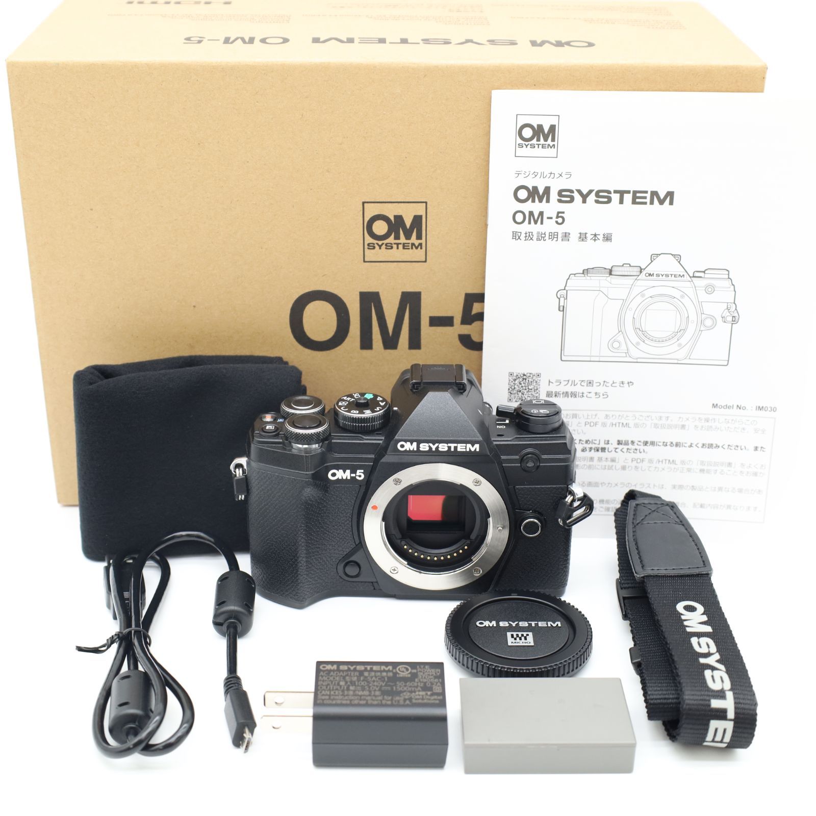 ショット数15311回 元 き 級 OLYMPUS OM SYSTEM OM-5 ボディ ブラック
