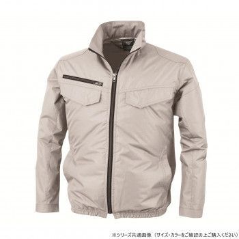 ジーベック(XEBEC) XE98017 空調服遮熱ブルゾン シルバーグレー L