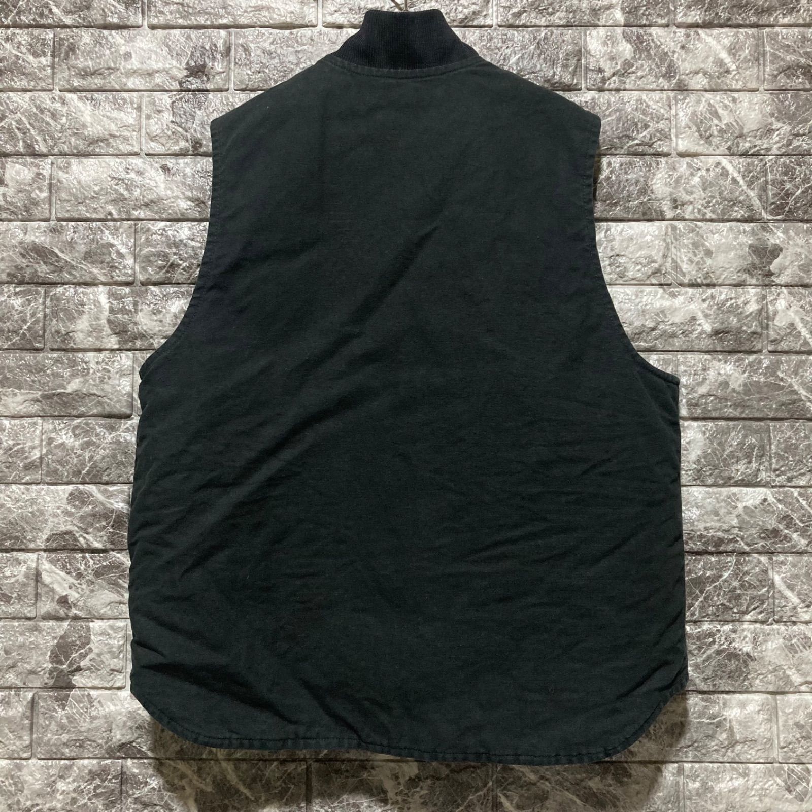 CARHARTT ダックベスト BLACK L メキシコ製 カーハート DUCK VEST 黒