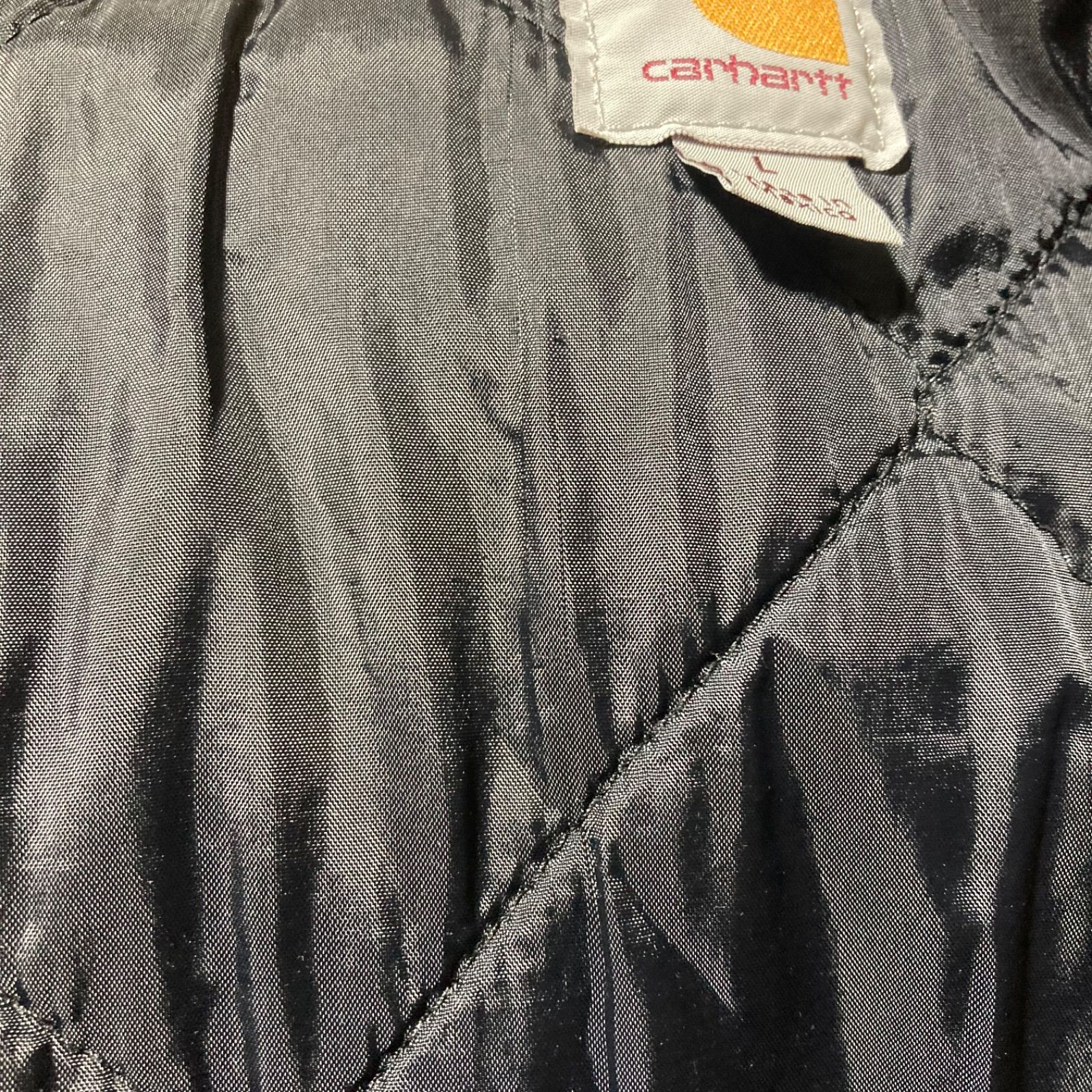 CARHARTT ダックベスト BLACK L メキシコ製 カーハート DUCK VEST 黒