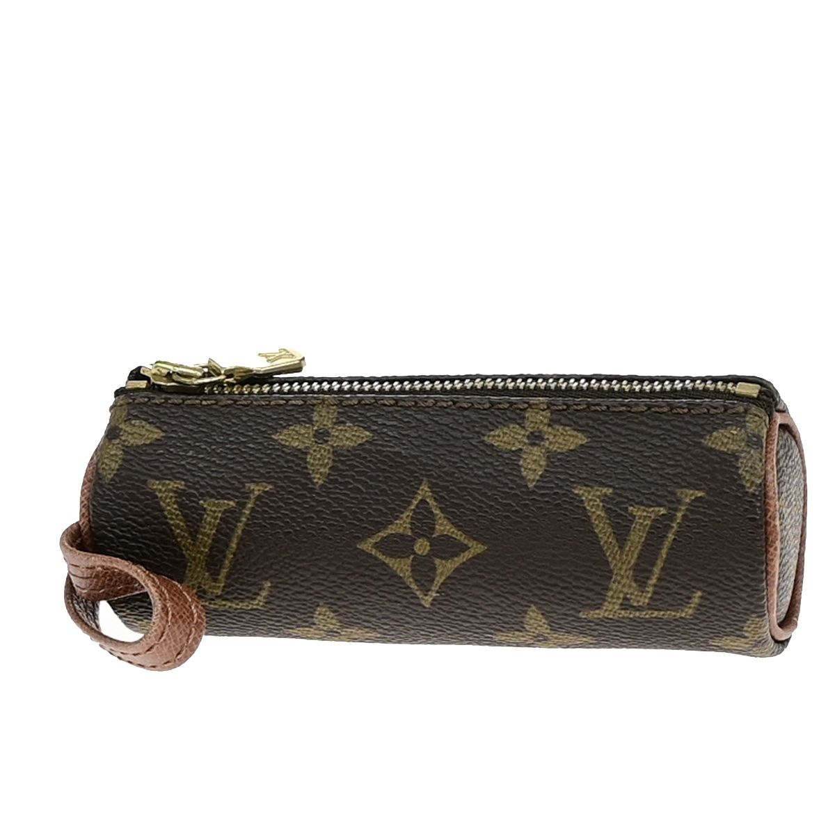 LOUIS VUITTON ルイ ヴィトン ゴルフボールケース モノグラム ブラウン 60 BS 175