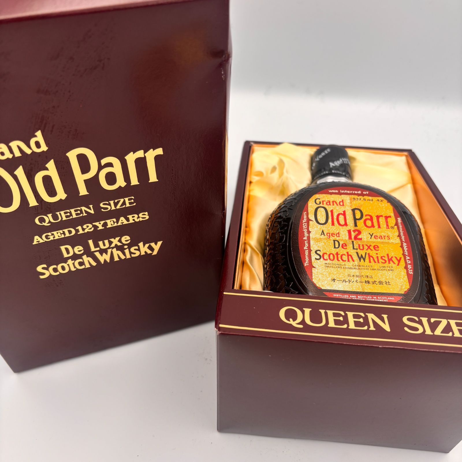▪️Grand Old Parr 12年 QUEEN SIZE 特級表記 937ml 未開栓 箱付き