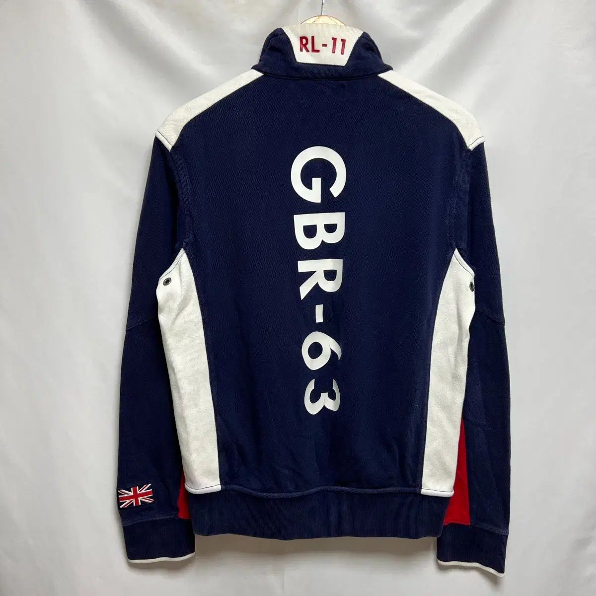 ネイビー ジップアップジャケット ポロ Polo Ralph Lauren ネイビー ジップアップ M