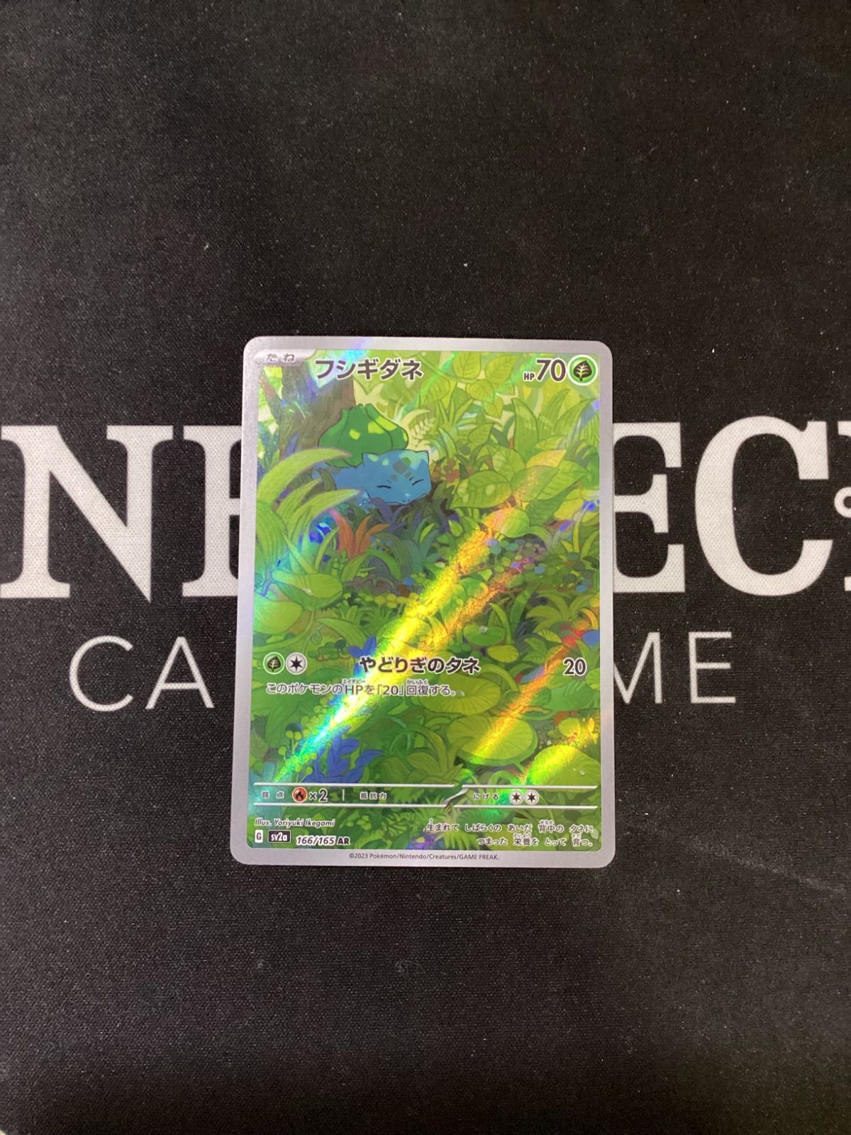 ⚫︎911 ポケモンカード フシギダネ AR 166/165 - メルカリ