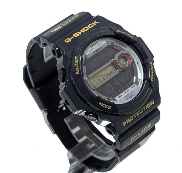 カシオ Gショック 腕時計 GLX-150B ネイビー 紺 G-LIDE Gライド メンズ