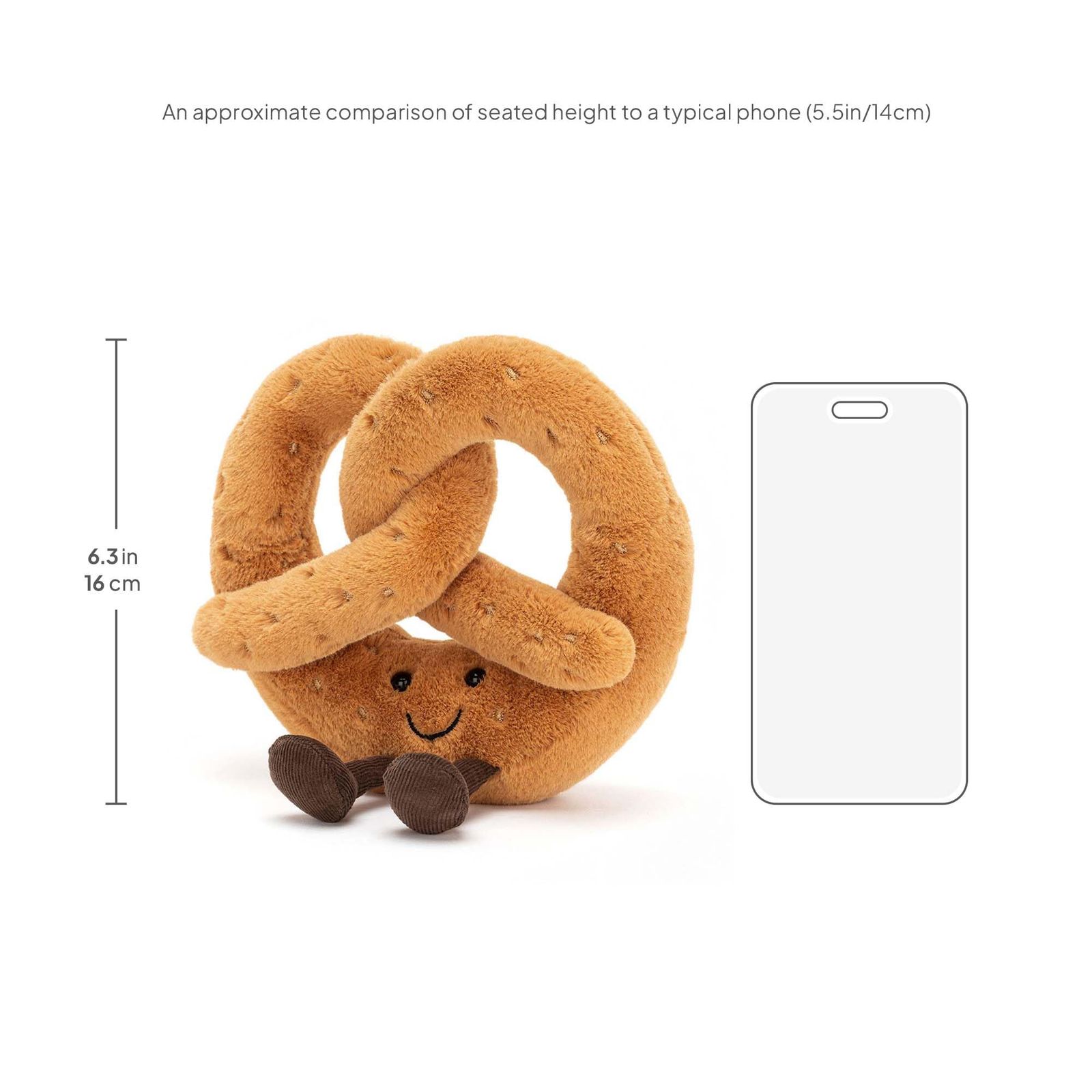  プレッツェル マスコット 23cm ぬいぐるみ Jellycat 楽しいプレッツェルフードぬいぐるみ - メルカリ