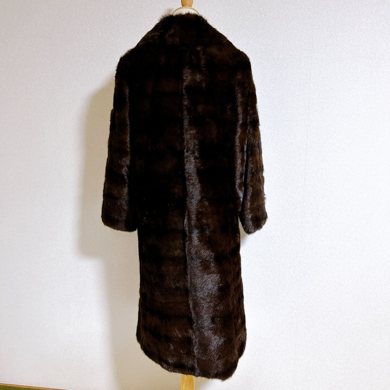 毛皮 ミンク コート ロング Parion パリオン サイズ11号 ネーム入り
