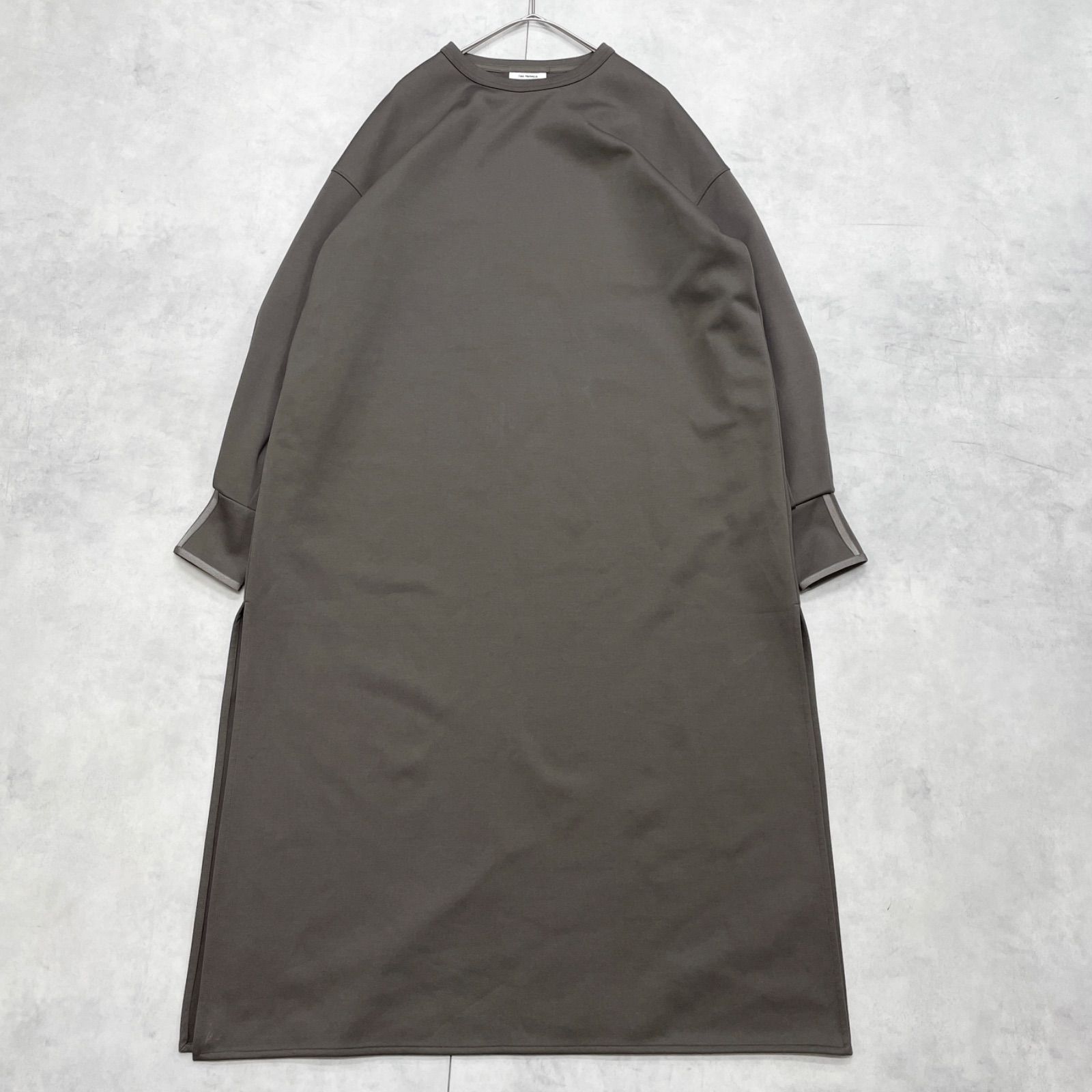 THE RERACS ザリラクス 2025 AW ワンピース スウェット ロング ポリエステル コットン カーキ レディース 36