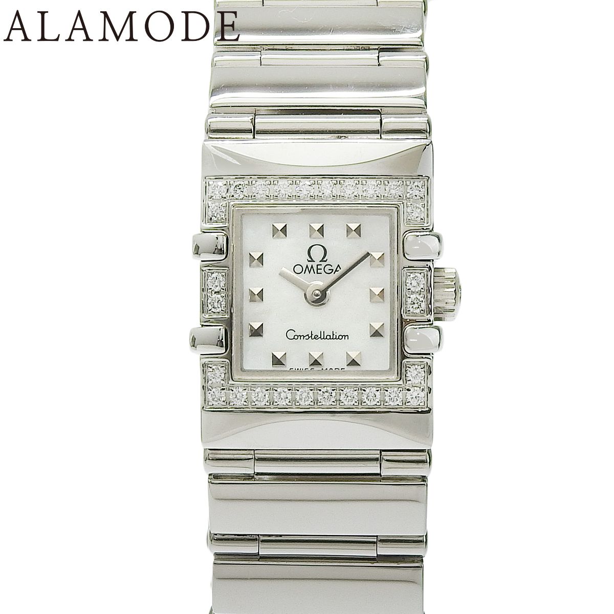 オメガ コンステレーション カレ 1535.71 SS シェル文字盤 ベゼル