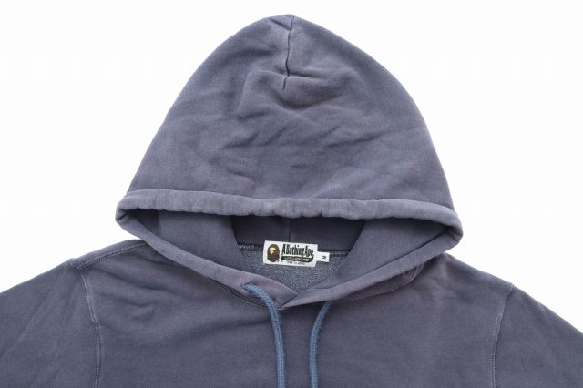 アベイシングエイプ A BATHING APE USED加工 ロゴ プリント プル