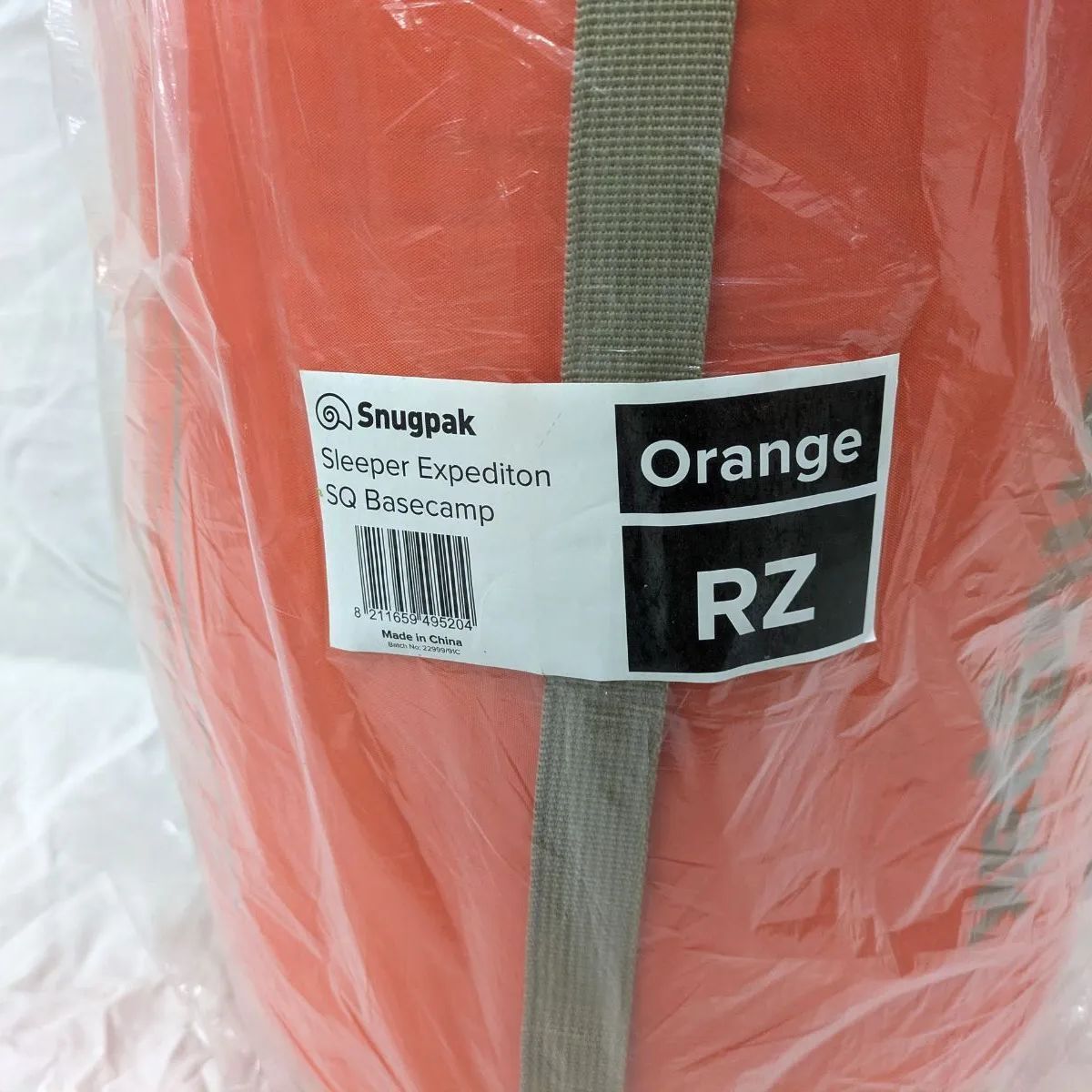 未使用 Snugpak(スナグパック) 寝袋 オレンジ スリーパーエクスペ