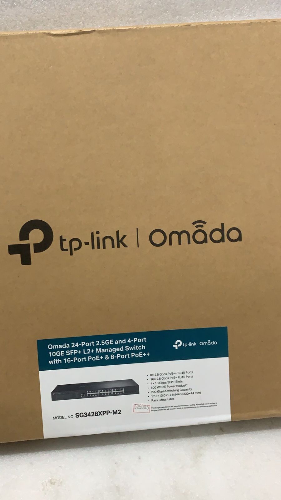 TP-Link -M 2 Omada スイッチ--525005