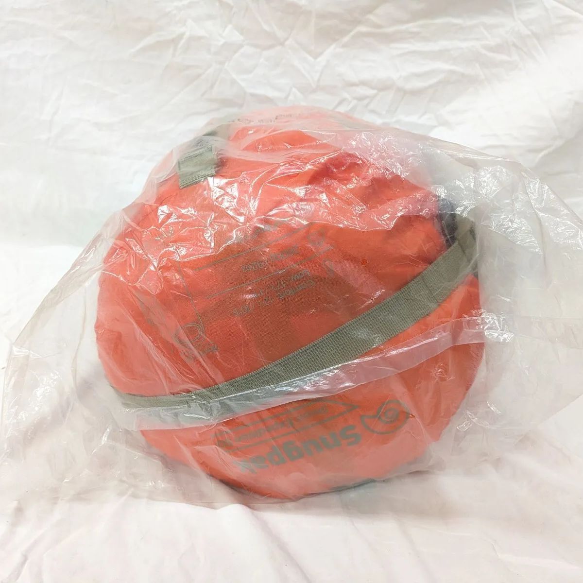 未使用 Snugpak(スナグパック) 寝袋 オレンジ スリーパーエクスペ