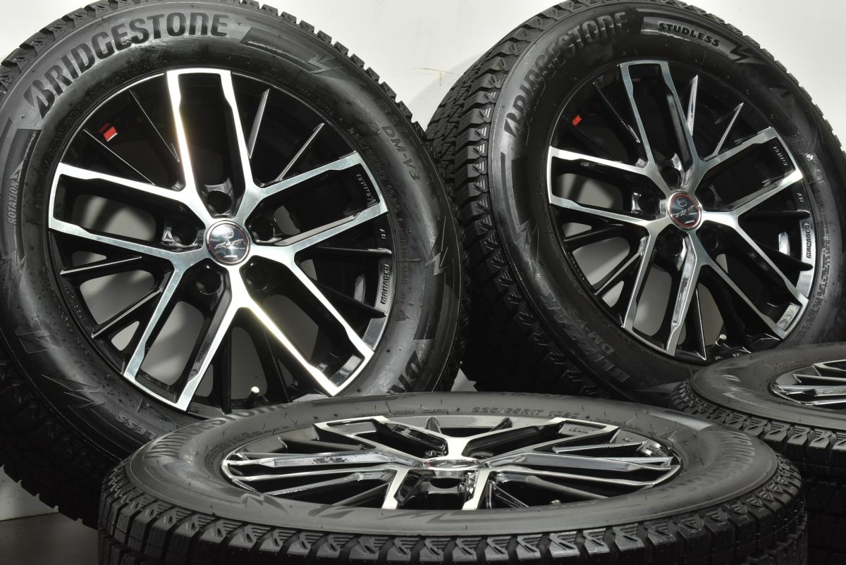 超バリ溝 SMACK 17 in 7 J 38 PCD 114 3 ブリヂストン ブリザック DM V 225 65 R レクサス NX ハリアー RAV 4 CX 5 8