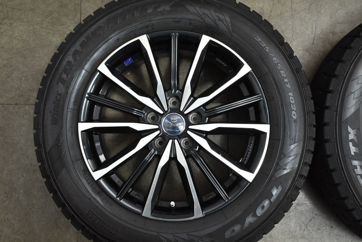  スマック 17 in 7 J 48 PCD 114 3 トーヨー ウィンタートランパス TX 225 65 R エクストレイル CX 5 8 レガシーアウトバック 17インチ タイヤ ホイールセット