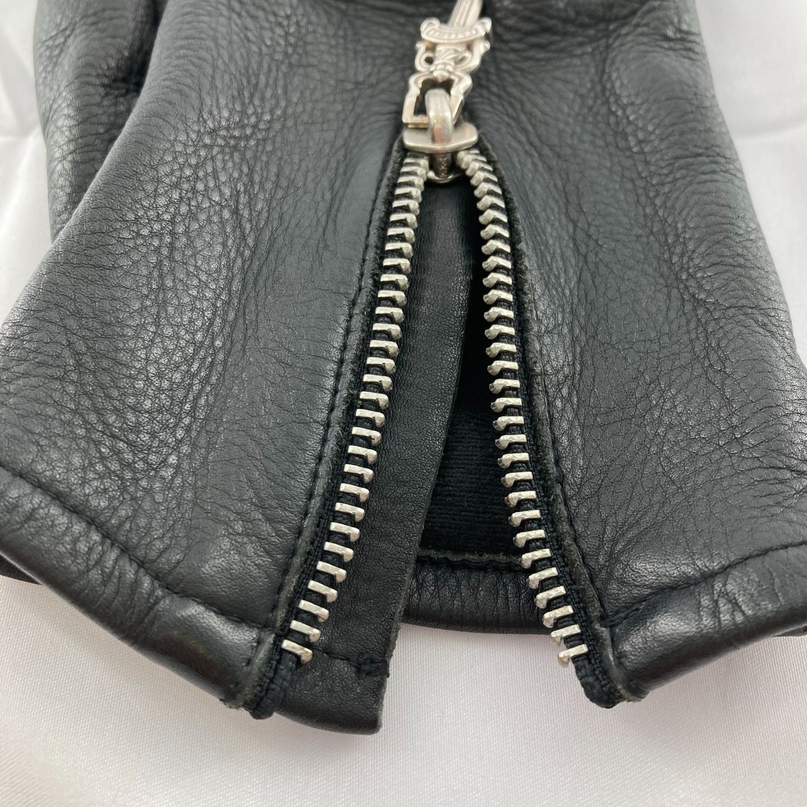 CHROME HEARTS(クロムハーツ) DGR ZIP GROVE ダガージップレザー