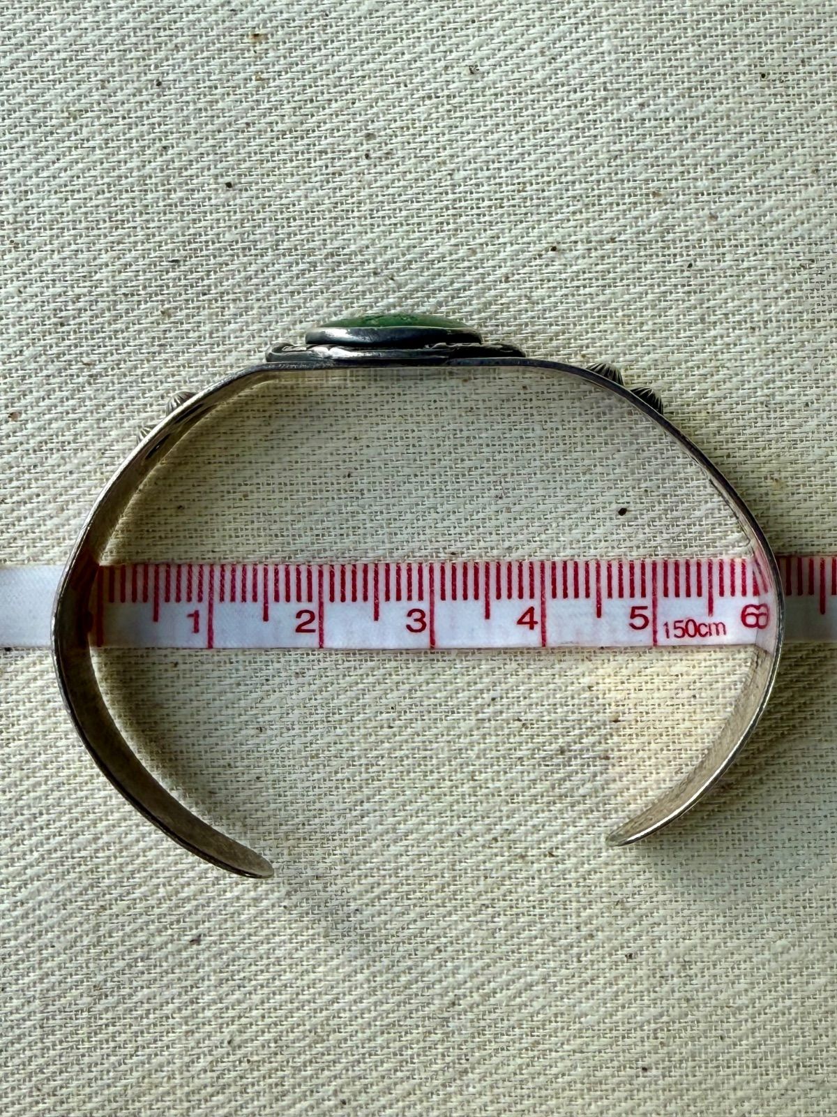 ナバホ グリーンターコイズ シルバーバングル - メルカリ