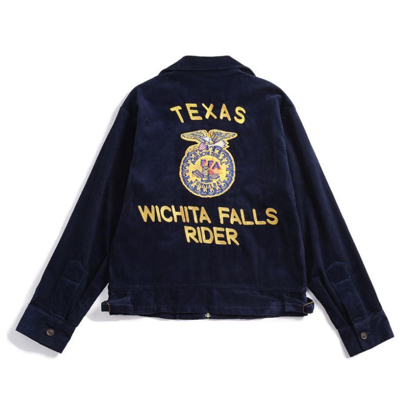 【激レア】FFAジャケット　Texas コーデュロイ FFA コーデュロイ ジャケット 紺 ネイビー XL メンズ アメカジ 男性用