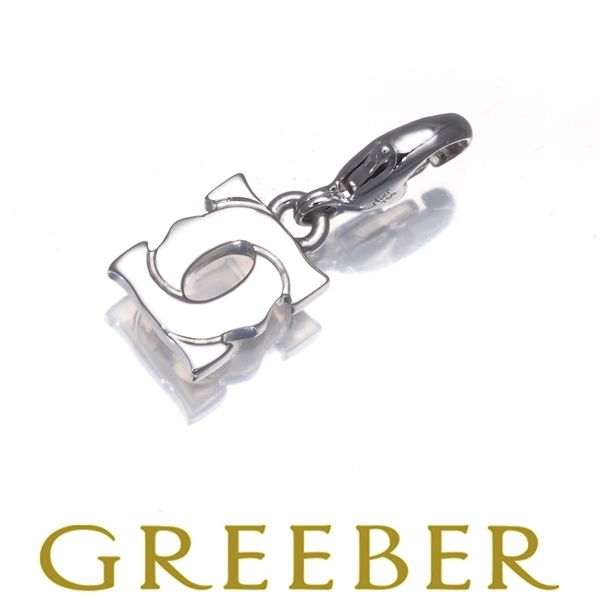 カルティエ ペンダントトップ アントルラセ 2 C ベビーチャーム K 18 WG 181228