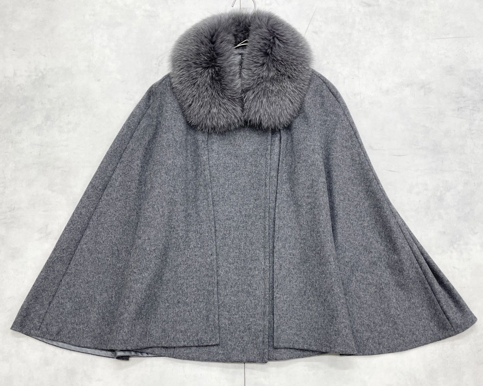 MADAM JOCONDE マダムジョコンダ ケープコート ポンチョ カシミヤ