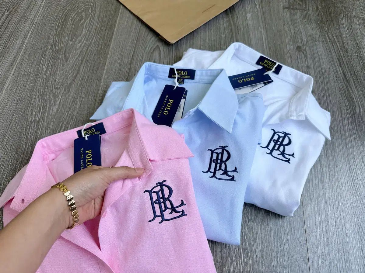 ラルフローレン 刺繍 ロゴ レディース シャツ 3種 新品